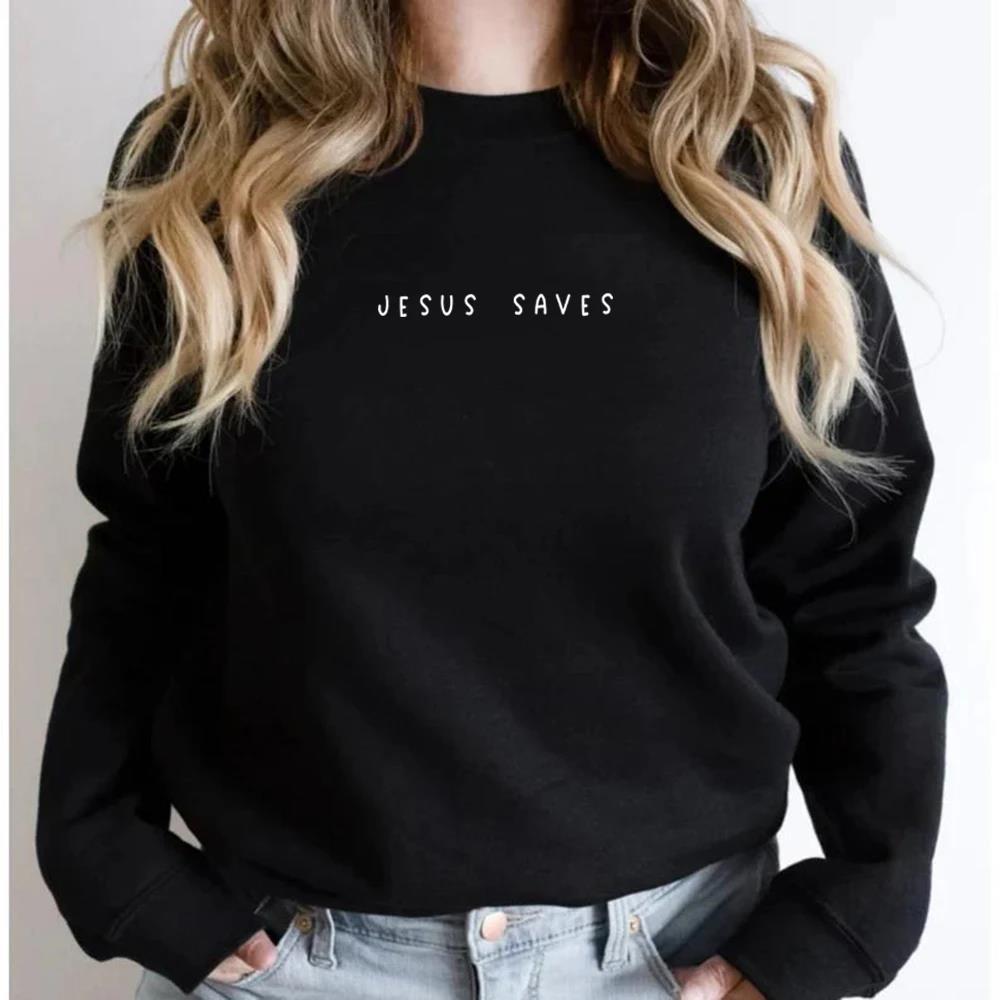Jesus saves Sweatshirt - Dam