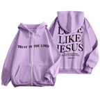 Love like Jesus Zip Hoodie - Dam
