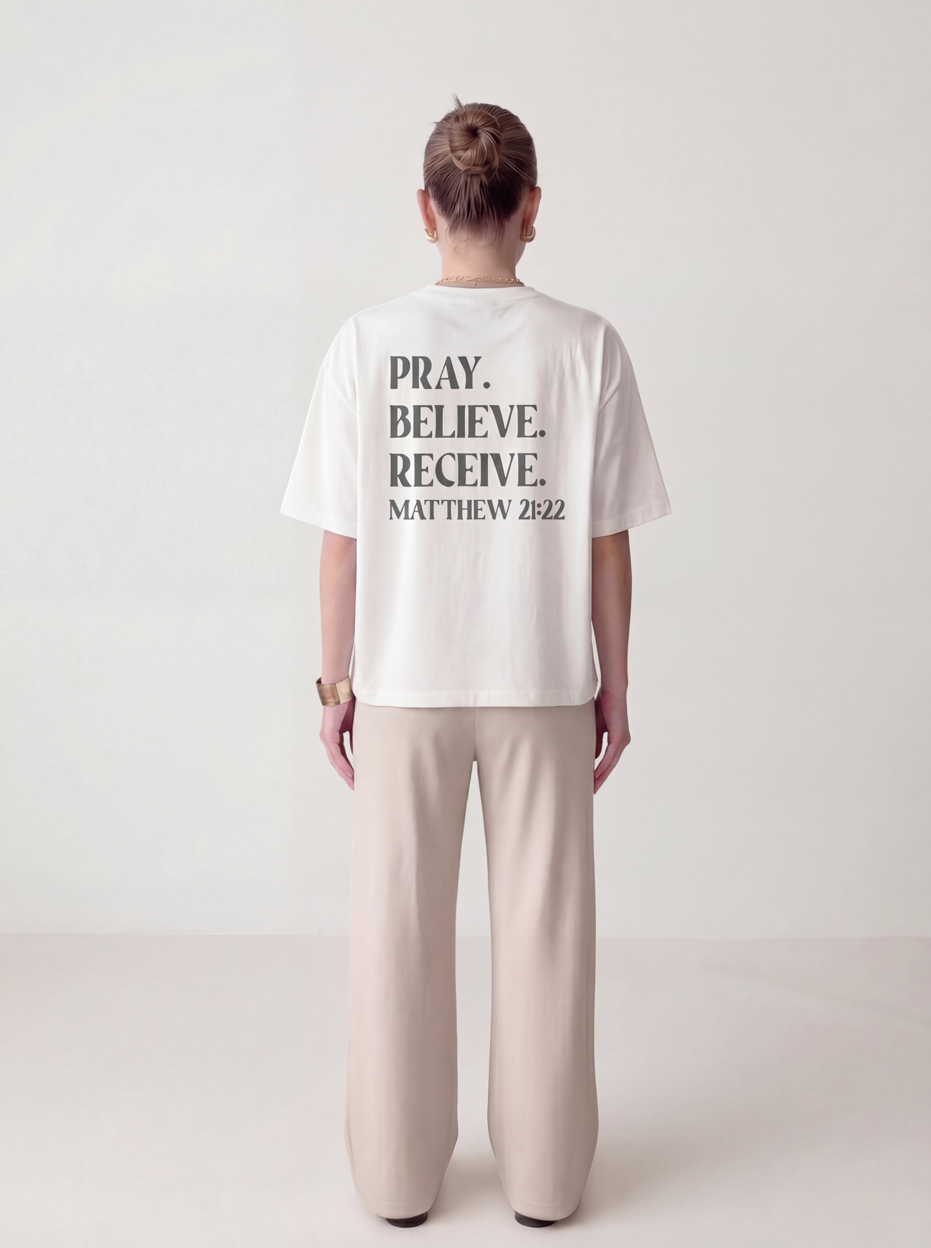 Pray. Believe. Receive T-shirt - (Unisex)