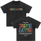 Jesus Saves T-Shirt - Herr