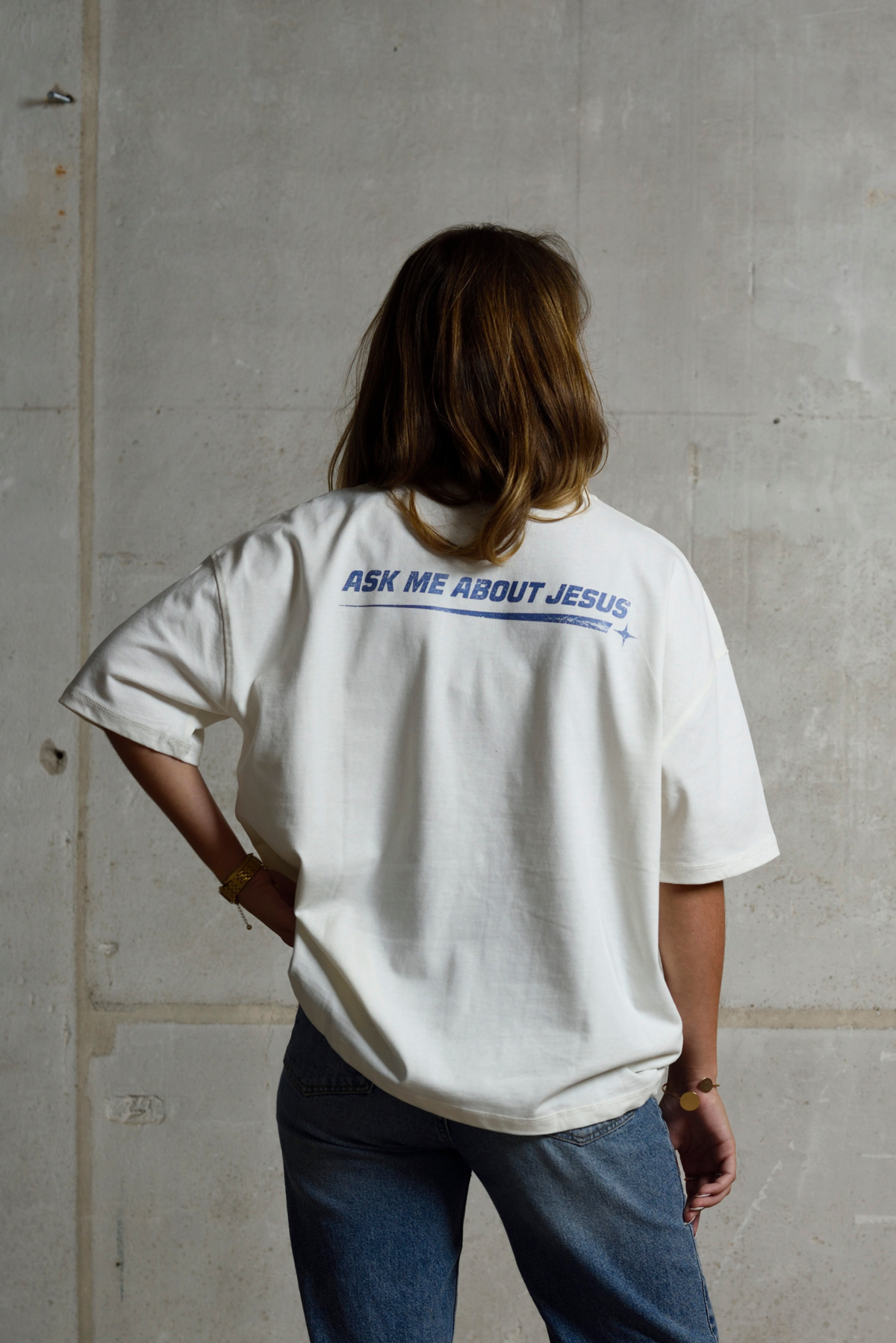 ASK ME ABOUT JESUS - T-SHIRT - UNISEX