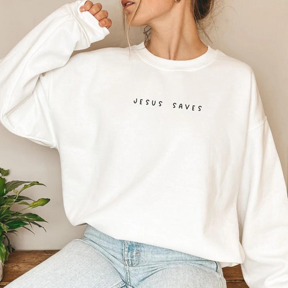 Jesus saves Sweatshirt - Dam
