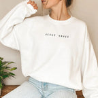 Jesus saves Sweatshirt - Dam