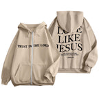 Love like Jesus Zip Hoodie - Dam